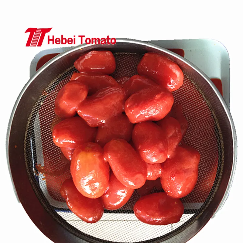 Tomate en conserve, tomate pelée entière dans une pâte de tomate en conserve naturelle