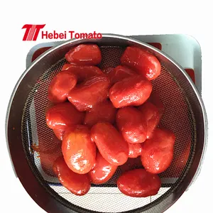 Tomate pelado en lata, pasta de tomate Natural