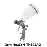Pistolet de peinture chromé LYH-TH101AG avec gobelets en alliage par Liquid Image