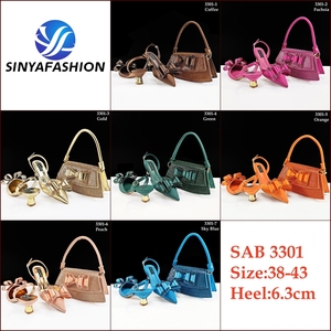 <span class=keywords><strong>Scarpe</strong></span> e Borse Abbinati di Alta Qualità Sinya per l'Estate, Bellissimo Set di <span class=keywords><strong>Scarpe</strong></span> e Borsa da Sposa Italiane per Donne Africane, Ideale per Feste e Matrimoni - Product Image 2