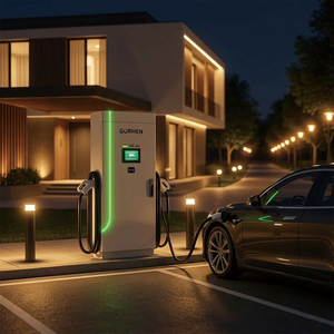สถานีชาร์จรถยนต์ไฟฟ้าแบบเร็ว DC 60kW 120kW 160kW หัวชาร์จคู่ CCS1 CCS2 CHAdeMO หน้าจอสัมผัส เครื่องชาร์จ DC เชิงพาณิชย์ - Product Image 5