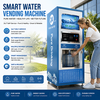 400GDP 800GDP Osmose inverse Vente à chaud Distributeur automatique d'eau purifiée et d'eau froide en libre-service à pièces