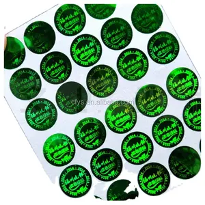 Özel sahtecilik Anti Radar Sticker holografik/hologram Rader Sticker kimyasal yapışkanlı etiket benzinli yüksek kaliteli PVC