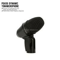 Microphone dynamique PGA 56 pour tom avec directivité cardioïde – Microphone dynamique pour grosse caisse, caisse claire, tom et charleston