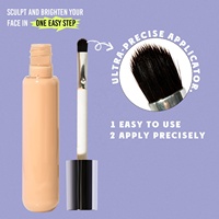 Correcteur liquide mat doux pour le visage, marque privée, végétalien, résistant à l'eau, couvrance totale