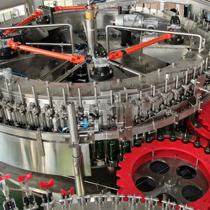 Machine de remplissage de jus entièrement automatique 3-en-1 pour le rinçage, le remplissage et le bouchage de bouteilles en verre - Product Image 6