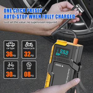 5 trong 1 xe nhảy khởi động với máy nén khí ngân hàng điện xách tay Xe pin nhảy khởi động tăng cường khẩn cấp charger150psi 8000mAh - Product Image 5