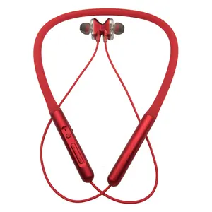 Écouteurs intra-auriculaires Gym Running Headsets Écouteurs sans fil avec microphone Casque de cou suspendu Casques