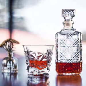 Verre à shot en cristal 300 ml, style américain, design diamant, à l'ancienne - Product Image 6