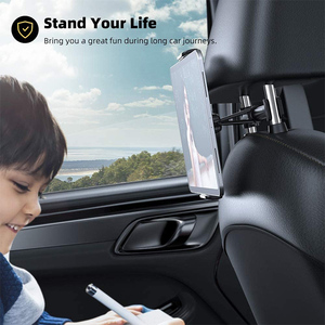 Support de tablette <span class=keywords><strong>pour</strong></span> appuie-tête de voiture Lamicall P, support de téléphone réglable <span class=keywords><strong>pour</strong></span> siège arrière, rotation à 360°, support universel <span class=keywords><strong>pour</strong></span> tablette, voyage en voiture <span class=keywords><strong>pour</strong></span> enfants - Product Image 6
