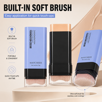 Fond de Teint Crème en Stick Prêt à l'emploi avec Pinceau Intégré, Texture Fine, Couvrance et Fini Lisse, Prix de Gros, Approvisionnement en Vrac
