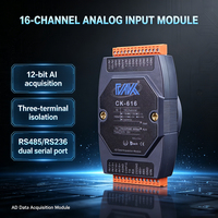 Módulo de Entrada Analógica de 16 Canales, 4-20mA a RS485 Modbus RTU, Módulo IO Remoto, Módulo de Adquisición de Datos Industriales