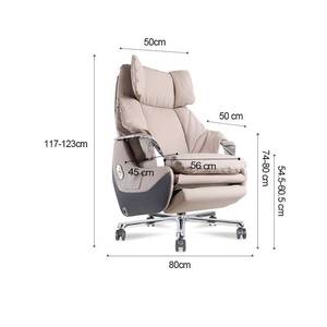 Ghế thư giãn nâng hạ điện, ghế nằm, ghế rung cho người già, ghế bành thư giãn cho người lớn, có cổng USB, màu be, đồ nội thất, giường xếp - Product Image 2