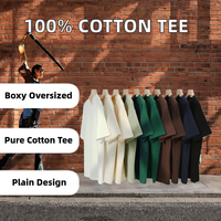 Kaos T-Shirt Unisex Oversize Boxy Drop Shoulder 100% Katun Terry Berkualitas Tinggi Grosir 300 Gsm Polos