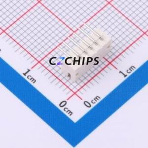 ZX-ZH1.5-WZ6P Wire-to-Board Pin Header Bent Lead Through Hole,P=1.5mm Connector 1x6P 1.5mm Right Angle Insert ZH - Product Image 2