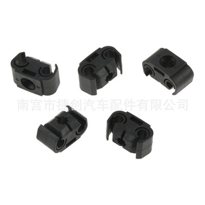 Support de fixation de frein à 2 trous pour Volkswagen Audi, référence 811611797, en PA66 noir, métrique - Product Image 2