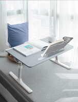 Table de lit pour ordinateur portable XGear réglable, table pliante pour ordinateur portable, table multifonctionnelle à angle réglable, table d'étude XXL grande
