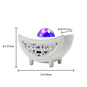 NUEVO Proyector Aurora, Proyector de Galaxia y Estrellas, Lámpara de Luna y Cielo Estrellado con Luz del Norte para Decoración de Dormitorio, Luces Nocturnas con Música Bluetooth - Product Image 5