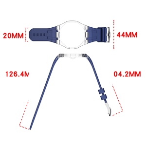 Nouveau <span class=keywords><strong>bracelet</strong></span> de <span class=keywords><strong>montre</strong></span> Lionorm transparent et en silicone, design Sport Loop, pour <span class=keywords><strong>montre</strong></span> Royal Pop Strap AP-<span class=keywords><strong>Swatch</strong></span> - Product Image 2
