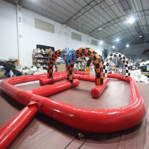 Pista de Carreras de Autos de Choque Inflable Personalizada para Exteriores, Pista de Carreras de Go Karts Inflable para Negocios de <span class=keywords><strong>Alquiler</strong></span> - Product Image 6