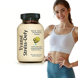 Aceite de linaza de alta calidad de marca privada OEM/ODM y vitamina B6 HEIP BODY RELAX & CLAM DOWN MIND SOFTGEL - Product Image 1