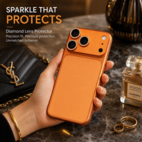 Protection d'objectif d'appareil photo en diamant véritable étincelant pour iPhone 17 et 18 Pro et Pro Max – Idéal pour les magasins d'accessoires mobiles
