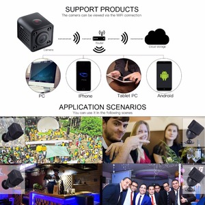 Cámara de Seguridad Inteligente Inalámbrica WiFi X6, <span class=keywords><strong>Mini</strong></span> Cámara Cuadrada de 1080P con Visión Nocturna Infrarroja, con Aplicación y Almacenamiento en Tarjeta TF - Product Image 6