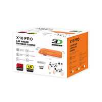 Consola de Videojuegos X10 Pro Ultra 4K HD con Más de 50000 Juegos Clásicos Integrados, Controles Inalámbricos Dobles de 2.4G, Reproductor de Juegos 2026