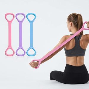 Banda de Resistencia en Forma de 8 de Silicona, Directo de Fábrica, para Ejercicios de Yoga, Expansor de Pecho, Estiramiento en Casa, Venta al Por Mayor - Product Image 2