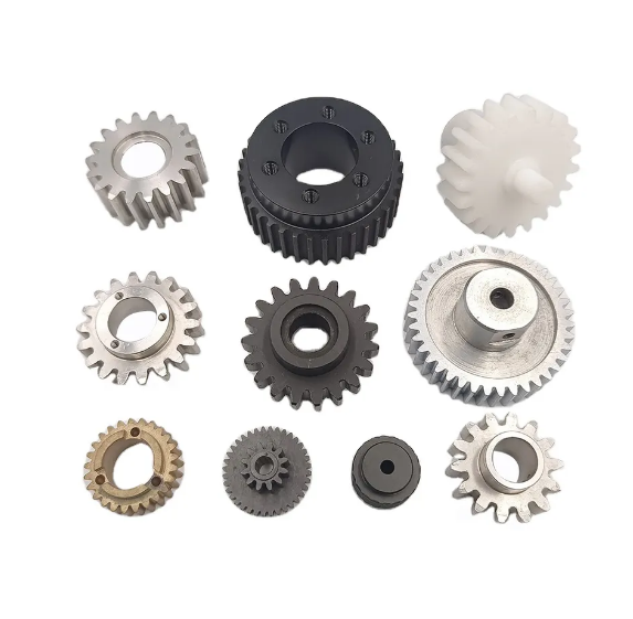 Custom CNC Machining Small Stainless Steel Brass Plastic Wheel Spiral Bevel Helical Pinion Gears