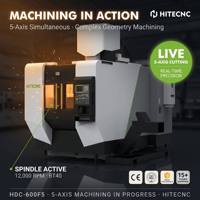 Centro de Mecanizado Simultáneo de 5 Ejes HDC-600F5, Fresadora CNC Vertical para Moldes, Aeroespacial y Automotriz