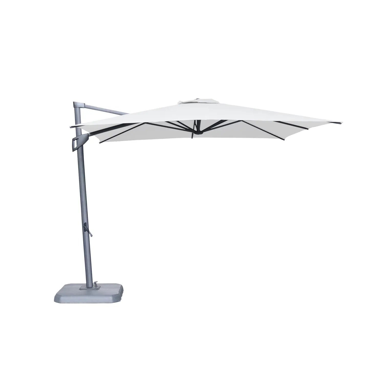 Stoffen Zonnescherm Groothandel Patio Strandframe Aluminium Parasol Buiten Vrijdragende Parasols