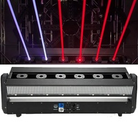 FEIYUEYUE RGB Laser Strobe LED Faisceau 3in1 Tête Mobile Stage Light DJ 6 Yeux Rouge Bar Light pour Mariage