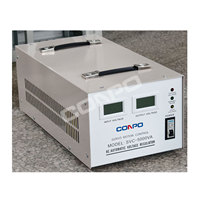 SVC-5000VA(Double) Servomoteur Haute Précision AC Régulateur De Stabilisateur De Tension Automatique AVR Estabilizador De Voltaje 220/110VAC