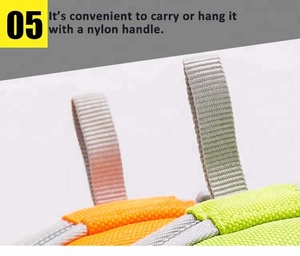 Truelove 2 in 1 tas kantong makanan ringan hewan peliharaan tahan air latihan portabel tahan lama nilon anjing mangkuk air perjalanan dengan tas makanan berdiri - Product Image 6