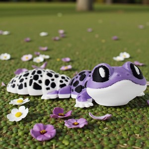 Vashine Lézard mural coloré imprimé en 3D, en PLA, jouet pour enfants, figurine d'action, gecko, animal, cadeau amusant pour enfants, décoration de la maison - Product Image 6