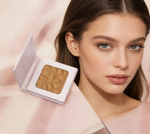 Paleta de contorno mate de etiqueta privada vegana <span class=keywords><strong>bronceador</strong></span> en polvo prensado con crema de protección solar en polvo maquillaje cosmético para contorno facial - Product Image 1