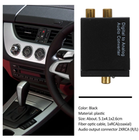 Convertisseur audio numérique-analogique en promotion : Adaptateur SPDIF Coaxial Toslink Optique vers RCA L/R et 3,5 mm avec câble d'alimentation pour PS3