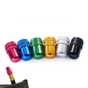 Cache-poussière de valve de pneu de vélo de route Cap/<span class=keywords><strong>Presta</strong></span> en alliage d'aluminium anodisé, style américain, léger (1,8 g) - Product Image 2