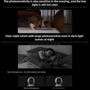 Caméra de sécurité intelligente <span class=keywords><strong>Xiaomi</strong></span> 4C 6MP 3.5K <span class=keywords><strong>HD</strong></span> avec détection IA, WiFi 6, vision nocturne couleur, sans fil, pour intérieur - Product Image 5