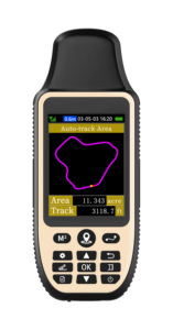 อุปกรณ์สำรวจที่ดินแบบพกพาด้วย GPS สำหรับทุ่งหญ้าและฟาร์ม ระบบระบุตำแหน่งหลายดาวเทียมสำหรับการคำนวณระยะทาง ความลาดชัน และพื้นที่ - Product Image 3