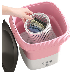 Tragbare <span class=keywords><strong>Mini</strong></span>-Waschmaschine, Vollautomatisch, Frontlader, Elektrisch, für den Hausgebrauch, US-Stecker, Kunststoffgehäuse - Product Image 3