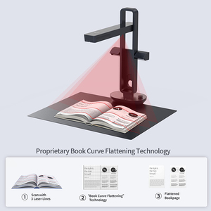 Portable <span class=keywords><strong>CZUR</strong></span> A3 <span class=keywords><strong>Scanner</strong></span> de livre automatique intelligent Interface USB Équipement éducatif en stock - Product Image 3