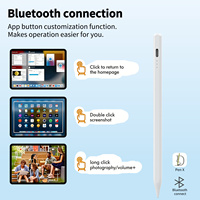 Pensil Stylus iPad Grosir Massal Aktif Digital dengan Penolakan Sentuhan Telapak Tangan, Bluetooth, Pengisian Cepat, Sensor Kemiringan, Magnetik, Tipe C, OEM
