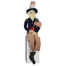 <span class=keywords><strong>Zio</strong></span> Sam grande arte popolare figura bambola quarta di July decorazioni da collezione Americana patriottica - Product Image 3