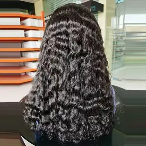 Parrucche di pizzo HD grezze all'ingrosso fornitore parrucche di capelli umani vergini grezzi allineati alla cuticola per le donne nere parrucche di capelli grezzi ricci birmani