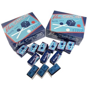 Tiza de <span class=keywords><strong>Billar</strong></span> a Base de Aceite Longoni Blue Diamond, 2 Piezas/Caja, Tiza Profesional para Taco de <span class=keywords><strong>Billar</strong></span>, Alto Agarre, Bajo Polvo - Product Image 5
