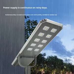 Lampe solaire de rue XingYuan à haute puissance personnalisée, classée IP65, modèle <span class=keywords><strong>SSL</strong></span> pour une utilisation en jardin, système d'éclairage extérieur intégré - Product Image 2