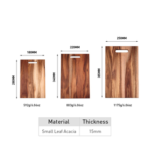 Bộ Thớt Gỗ Keo Trắng Cỡ Lớn Bán Sỉ Cây Keo Gỗ Với Logo Tabla De Coritar Cocina - Product Image 6