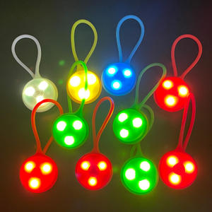 Jumon Silicone <b>Backpack</b> <b>Mini</b> Bicycle Light for Night Riding Running Bicycle Warning Light Rear LED Taillight for Cycling Safety - Product Image 1